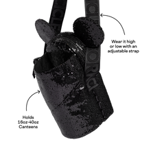 Load image into Gallery viewer, Corkcicle Sling Mickey Mouse Black Sequin