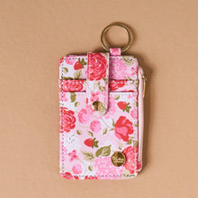 Load image into Gallery viewer, Keychain Wallet-Rose Garden