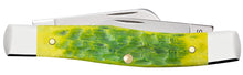 Load image into Gallery viewer, Case Peach Seed Jig Green Apple Bone Medium Stockman