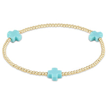Load image into Gallery viewer, Enewton Extends Signature Cross 3mm Gold Bead Bracelet