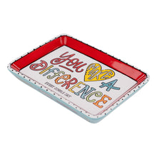 Load image into Gallery viewer, You Make Difference Trinket Tray