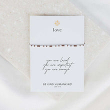 Load image into Gallery viewer, My Saint My Hero Love Morse Code Bracelet