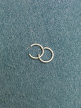 Load image into Gallery viewer, Michelle McDowell Silver Hoop Earrings