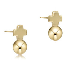 Load image into Gallery viewer, Enewton Signature Cross Gold Stud