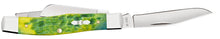 Load image into Gallery viewer, Case Peach Seed Jig Green Apple Bone Medium Stockman
