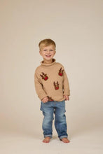 Load image into Gallery viewer, Scattered Reindeer Rollneck Sweater