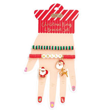 Load image into Gallery viewer, Christmas Ring & Bracelet Set