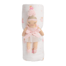 Load image into Gallery viewer, Ballerina Swaddle and Rattle