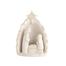 Load image into Gallery viewer, White Stoneware Nativity