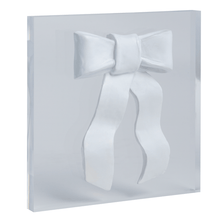 Load image into Gallery viewer, Intaglio Bow Acrylic Plaque