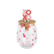 Load image into Gallery viewer, Valentine Wine Glass Set
