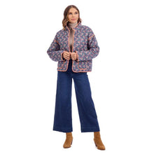 Load image into Gallery viewer, Cher Quilted Jacket Dark Blue