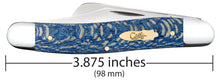 Load image into Gallery viewer, Case Blue Sycamore Wood Smooth Stockman Knife