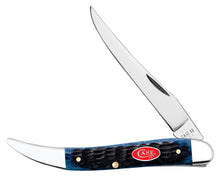 Load image into Gallery viewer, Case Knife Navy Blue Bone Rogers Jig Medium Texas Toothpick