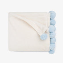 Load image into Gallery viewer, Elegant Baby Flannel Fleece Pom Blanket
