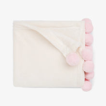 Load image into Gallery viewer, Elegant Baby Flannel Fleece Pom Blanket
