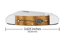 Load image into Gallery viewer, Case Knife Yellow Curly Oak Smooth Wood Canoe