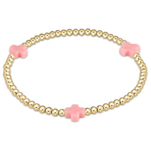Load image into Gallery viewer, Enewton Signature Cross 3mm Gold Bead Bracelet