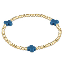 Load image into Gallery viewer, Enewton Signature Cross 3mm Gold Bead Bracelet