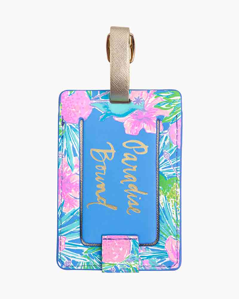 Lilly luggage sales tag