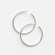 Load image into Gallery viewer, Michelle McDowell Silver Hoop Earrings