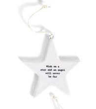 Load image into Gallery viewer, Two's Company Star Ornament with Saying