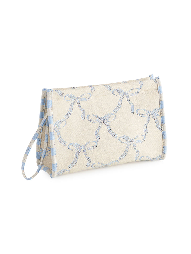 Belle Zip Pouch Blue