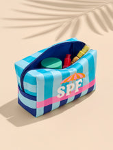 Load image into Gallery viewer, SFP Large Zip Pouch Turquoise
