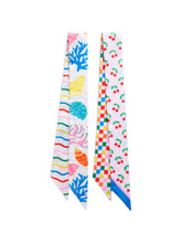 Load image into Gallery viewer, Tropical Lobster Twilly Scarf
