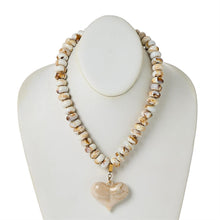 Load image into Gallery viewer, Chunky Heart Bead Necklace
