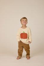 Load image into Gallery viewer, Cream Kids Pumpkin Crewneck Sweater
