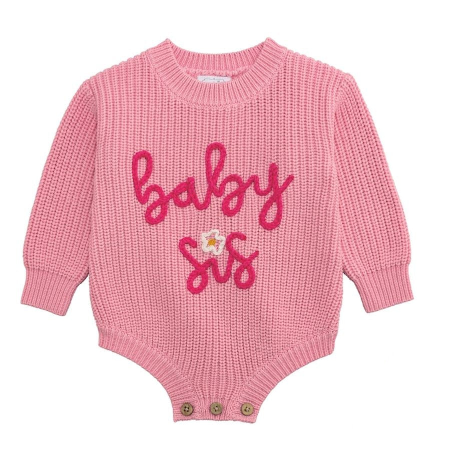 Pink Baby Sis Sweater Bubble