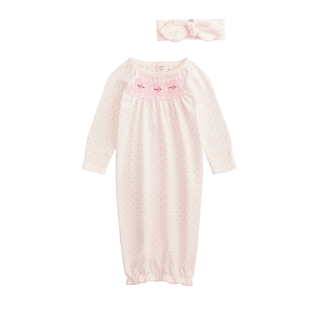 Ivory Dot Gown