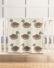 Load image into Gallery viewer, Mallard Duck Chenille Blanket
