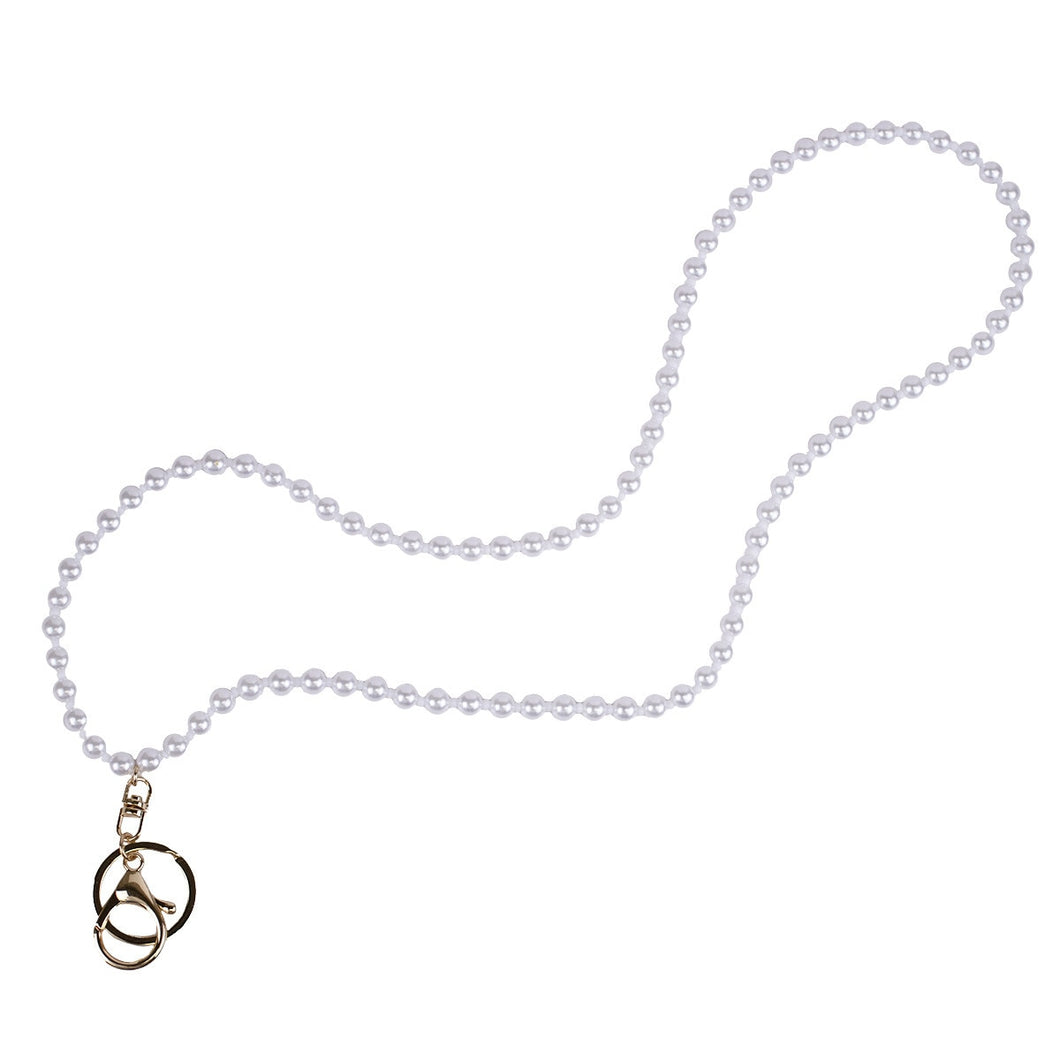 Etta Lanyard Pearl/Gold