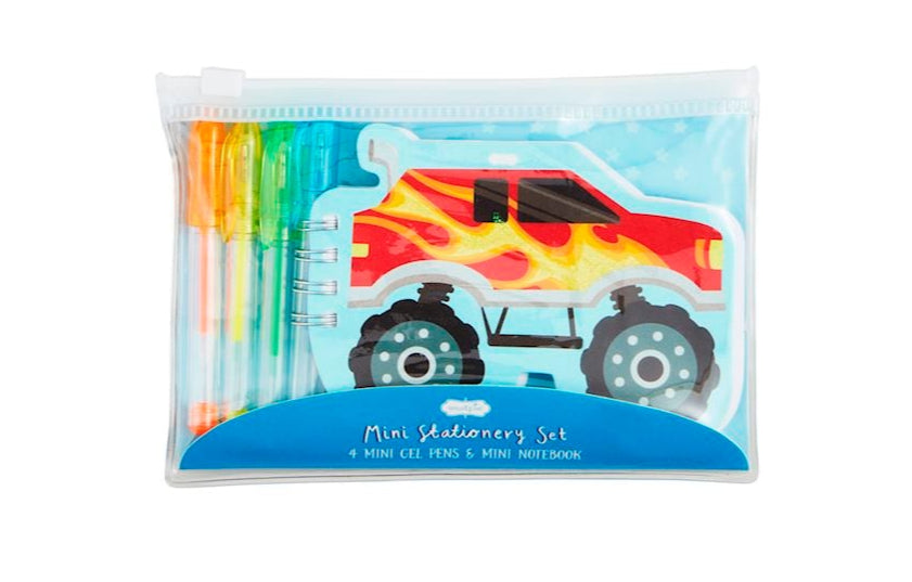 Monster Truck Stationery Set