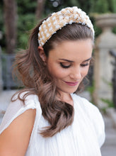 Load image into Gallery viewer, Tufted Straw Knotted Headband
