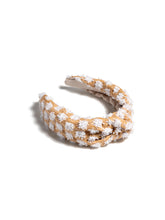Load image into Gallery viewer, Tufted Straw Knotted Headband
