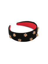 Load image into Gallery viewer, Velvet Gift Bow Headband Black
