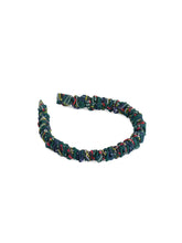 Load image into Gallery viewer, Plaid Scrunch Headband
