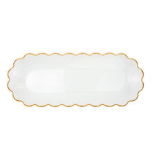 Load image into Gallery viewer, Chapelle Oval Serving Platter Clear/Gold
