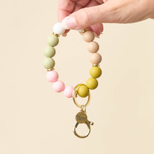 Load image into Gallery viewer, Hands-Free Keychain Wristlet-Sweet Pea
