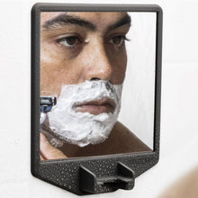 Load image into Gallery viewer, The Joseph | Two-In-One Razor &amp; Mirror Holder: Charcoal
