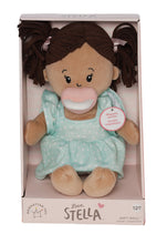 Load image into Gallery viewer, Love, Baby Stella Doll Light Beige with Brown Pigtails
