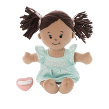 Load image into Gallery viewer, Love, Baby Stella Doll Light Beige with Brown Pigtails
