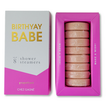 Load image into Gallery viewer, Birthyay Babe Shower Steamers - Grapefruit
