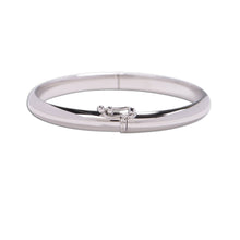 Load image into Gallery viewer, Classic Silver Bangle Bracelets for Babies, Kids or Women: Medium 1-5 Years
