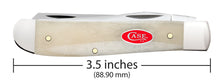 Load image into Gallery viewer, Case Natural Bone Smooth Mini Trapper Knife
