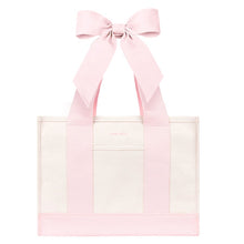 Load image into Gallery viewer, Case Mate Canvas Tote - Canvas Ballet Pink Bow
