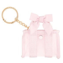 Load image into Gallery viewer, Jelly Tote Bag Keychain Ballet Pink Bow
